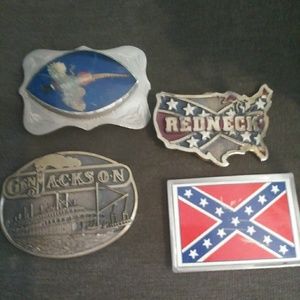 Mens belt buckets 4 of them